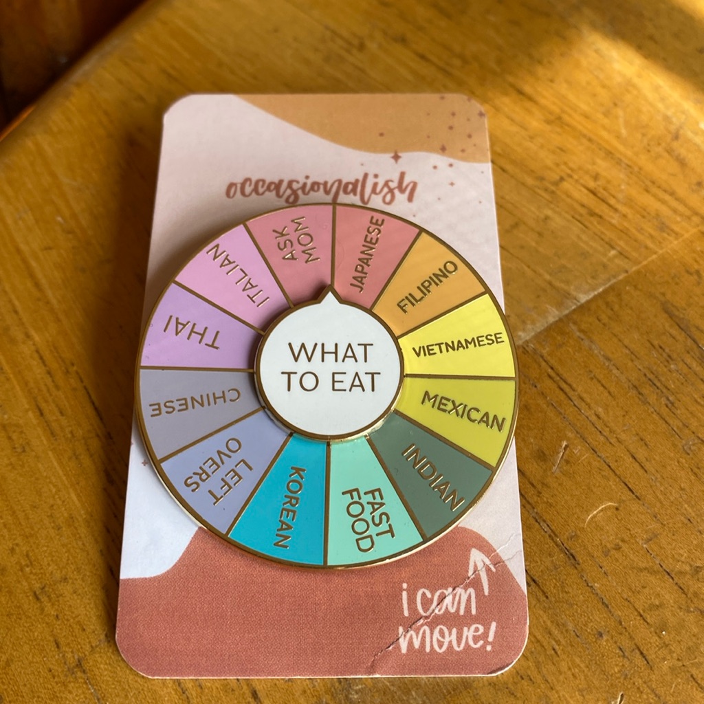 New Fun Pin Spinning Wheel (What To Eat)